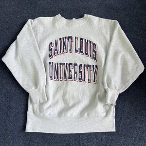 Vintage Champion Sweatshirt Mens XL Saint Louis University Reverse Weave 90s